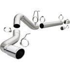 MagnaFlow 08-17 Ford F-250/F-350/F-450 6.4L/6.7L DPF-Back SS 5in Single Passenger Side Rear Exit exhaust kit components