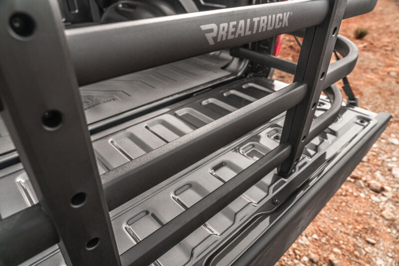 AMP Research 19-23 Ram 1500 (Excl. RamBox/Multi-Funct Tailgates) Std Cab Bedxtender HD Max - Black in truck bed