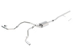 Borla 14 Silv/Sierra C/B Exhaust ATAK 1500 5.3L V8 AT/MT 2&4WD Ext Cab Split Side Exit exhaust system for performance upgrades.