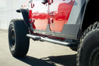 DV8 Offroad 20-23 Jeep Gladiator JT Rock Skins on red Jeep
