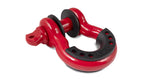 Body Armor 4x4 3/4in Red D-Ring with Black Isolators Single for offroad parts and recovery gear.