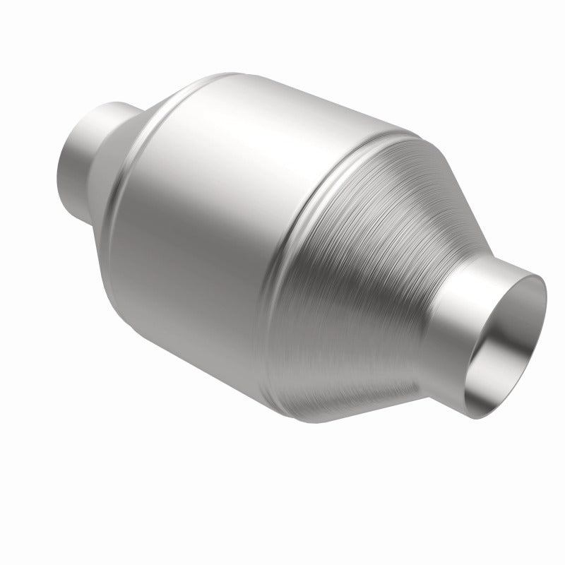 MagnaFlow Conv Univ 2.25in Inlet/Outlet Center/Center Round 3in Body L x 5in W x 8.75in Overall L catalytic converter