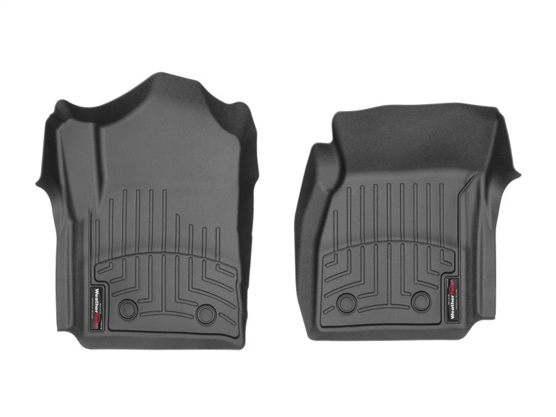WeatherTech 14+ GMC Sierra/Denali 1500 / Chevy Silverado 1500 Front FloorLiners - Black Secondary image