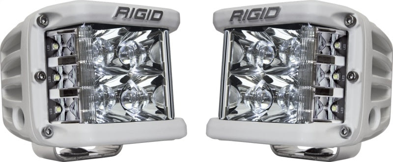 Rigid Industries D-SS - Spot - Set of 2 - White Housing for offroad lighting and electrical needs.