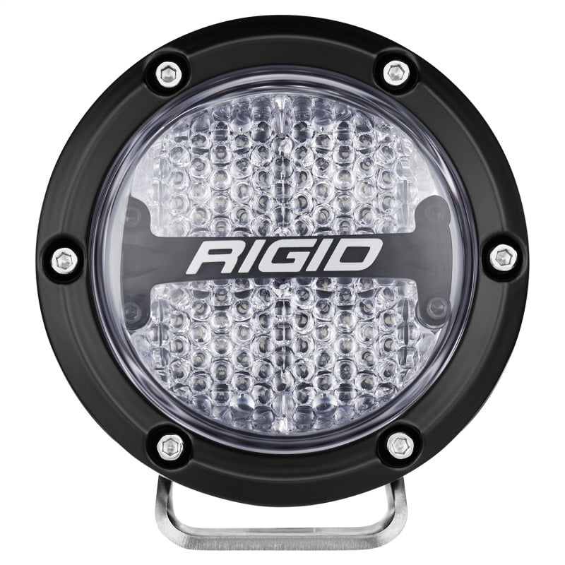 Rigid Industries 360-Series 4in LED Off-Road Diffused Beam - RGBW Backlight (Pair) for offroad lighting and electrical.