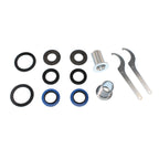 Bilstein B14 2010 Volkswagen Golf Base Front and Rear Performance Suspension System parts and tools for installation.