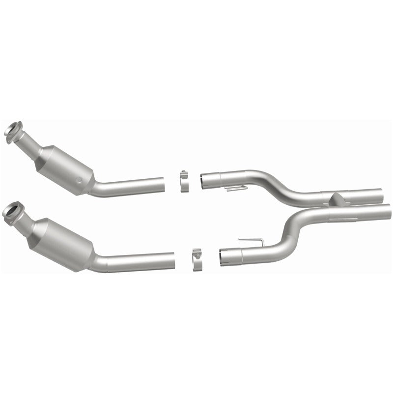 Magnaflow Conv DF Mustang 05-09 4.6L direct-fit catalytic converter for offroad performance upgrades.