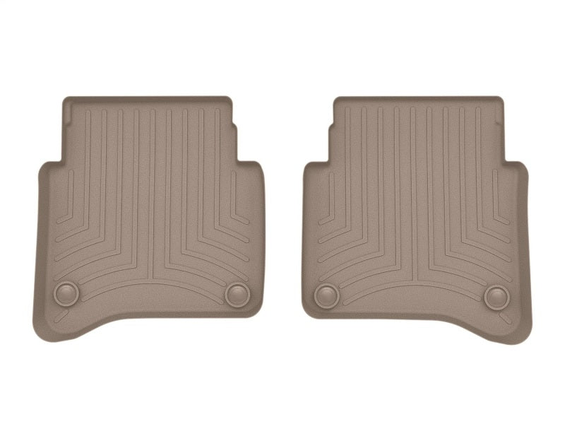 WeatherTech 2021+ Mercedes-Benz S-Class Rear FloorLiner - Tan (Long Wheel Base Sedan) Secondary image