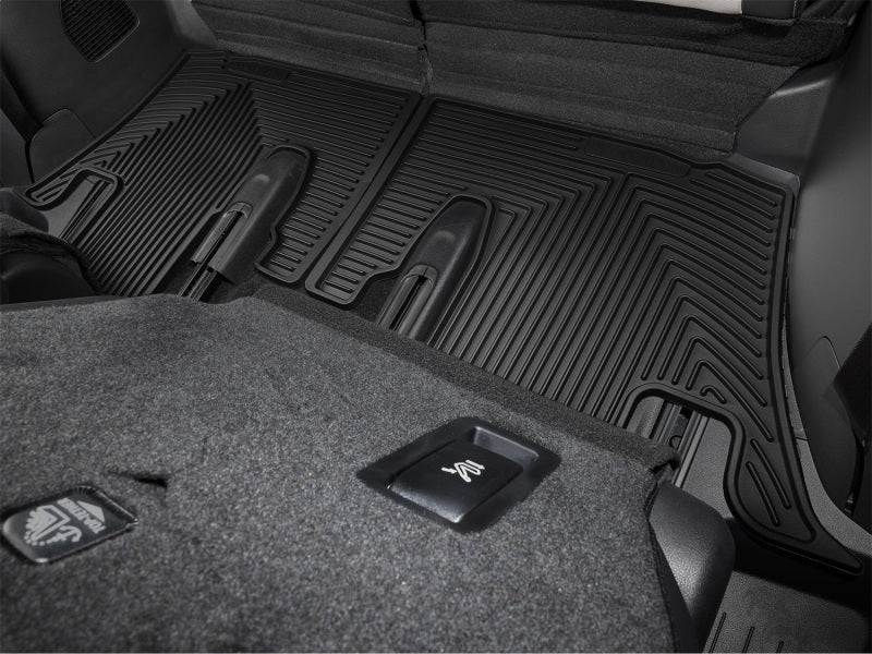 WeatherTech 24-26 Lexus TX 2nd Row Rear All-Weather Floor Mats - Black Secondary image