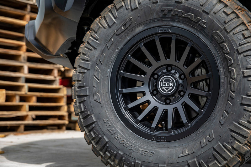 ICON Recon SLX 17x8.5 6x120 BP 0mm Offset 4.75in BS 67mm Bore Satin Black Wheel Secondary image