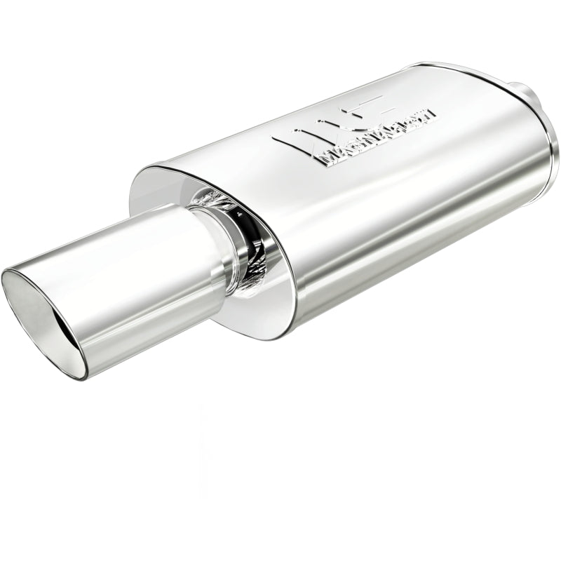 MagnaFlow Muffler W/Tip Mag SS 14X5X8 2.25/4. for offroad performance upgrades