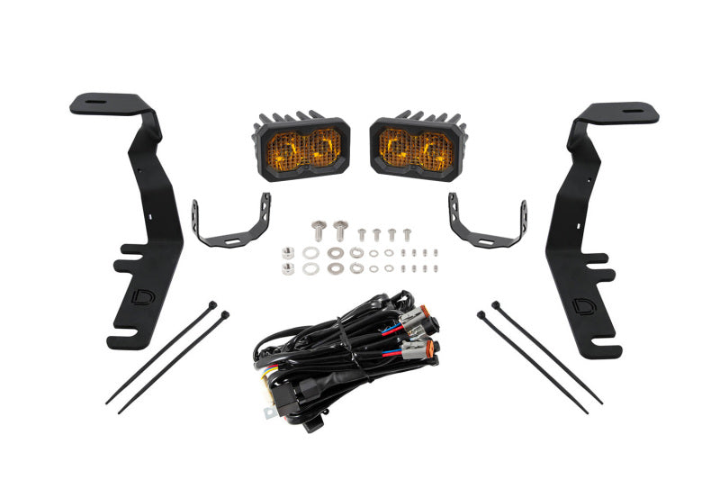 Diode Dynamics 15-20 Ford F-150 Stage Series Ditch Light Kit - Yellow Combo/Driving Secondary image
