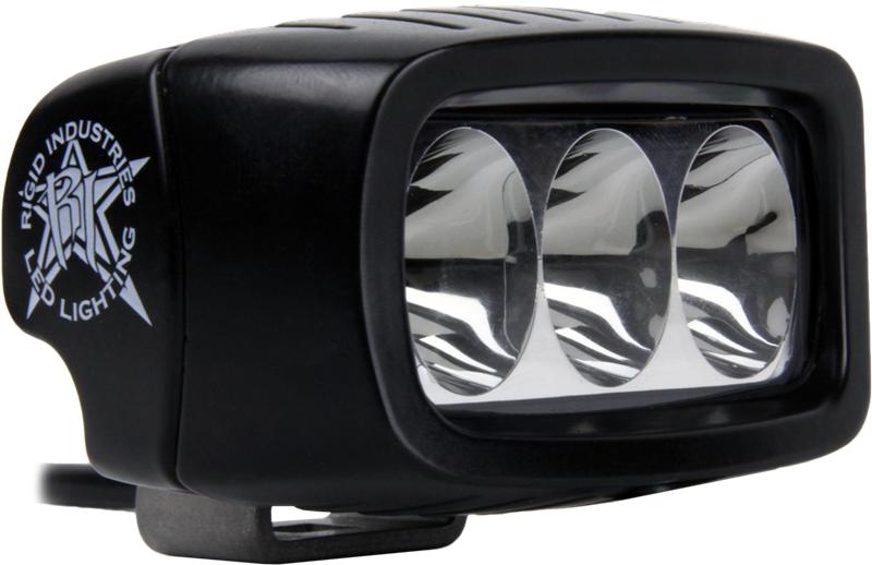 Rigid Industries SRMF - Flush Mount - 60 Deg. Lens for offroad lighting and electrical upgrades.