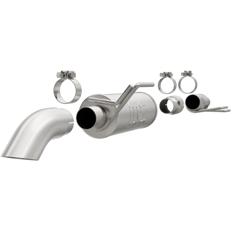 MagnaFlow Cat-Back, SS, 2.5/3in, Turn Down In Front Rear Tire 2015 Ford F150 2.7L V6T Ext Cab Secondary image