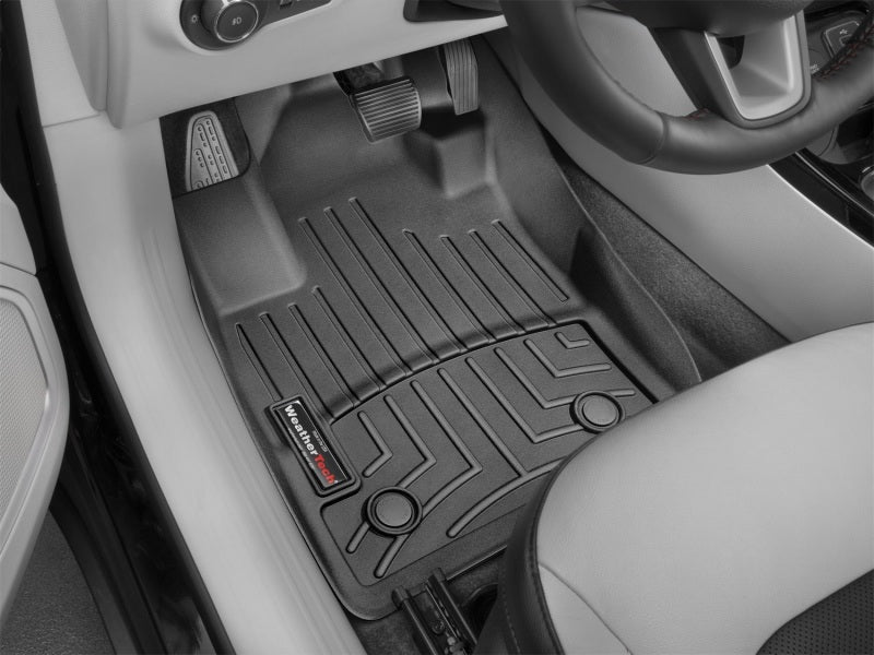 WeatherTech 2017+ Jeep Compass Front FloorLiner - Black for optimal interior protection.