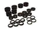 Energy Suspension 2005-07 Ford F-250/F-350 SD 2/4WD Reg Cab Body Mount Set - Black for suspension lift kits and offroad parts.