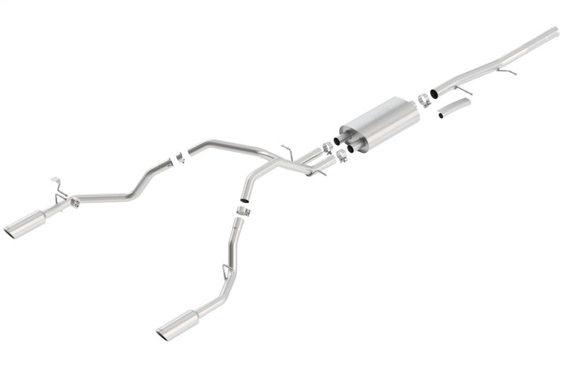 Borla 09-11 Chevrolet Silverado / 09-11 GMC Sierra S-Type SS Catback Exhaust for offroad performance upgrades