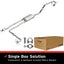 MagnaFlow BRE Exhaust Kit 12-17 Nissan NV1500 NV2500 NV3500 4.0L components and box solution for exhaust system replacement.