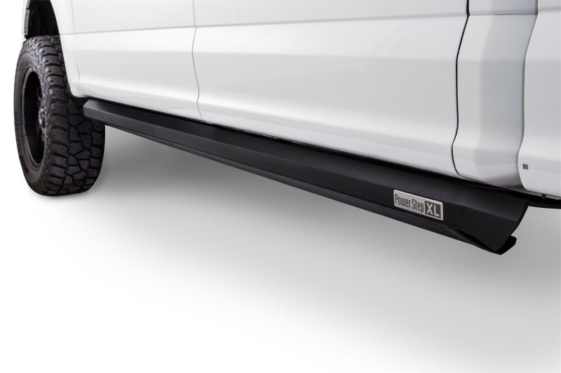 AMP Research 20-23 Chevy Silverado 1500 Crew Cab PowerStep XL - Black (Incl OEM Style Illumination) on truck