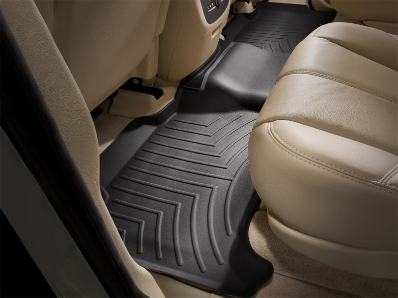WeatherTech 07-13 Chevrolet Suburban Rear FloorLiner - Black in vehicle