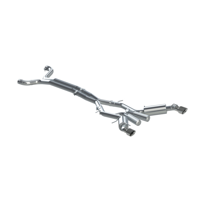 MBRP 16-19 Chevrolet Camaro SS 6 Speed 3in Dual Cat Back w/ 4.5in OD Tips - 409 (Non NPP Models) Secondary image
