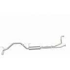 MagnaFlow CatBack 07-15 Nissan Titan V8 LGAS/LFLEX Single MF Polished Stainless Exhaust for performance offroad parts.