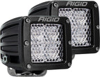 Rigid Industries Dually - 60 Deg. Lens - Set of 2 for offroad lighting and electrical needs.