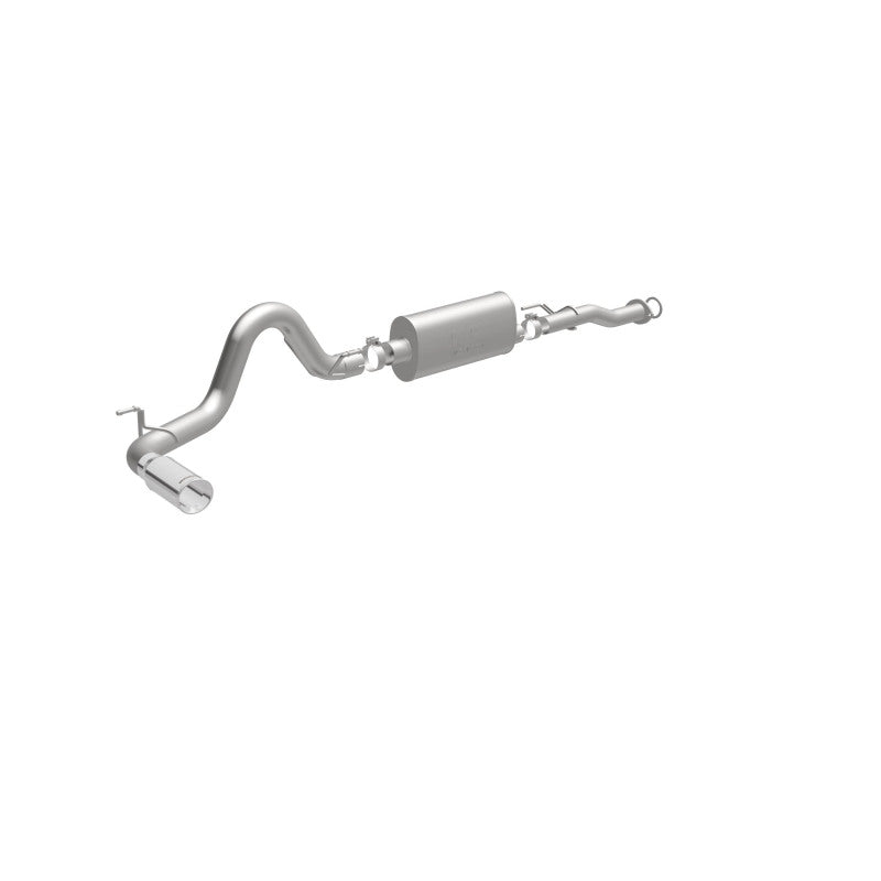 MagnaFlow Cat-Back 2016 Toyota Tacoma 3.5L V6 SS 3in Single Pass Side Exit Rear 4in Tip exhaust system