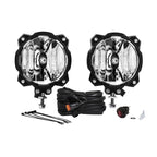 KC HiLiTES 6in. Pro6 Gravity LED Light 20w Single Mount Wide-40 Beam (Pair Pack System) for offroad lighting and electrical.
