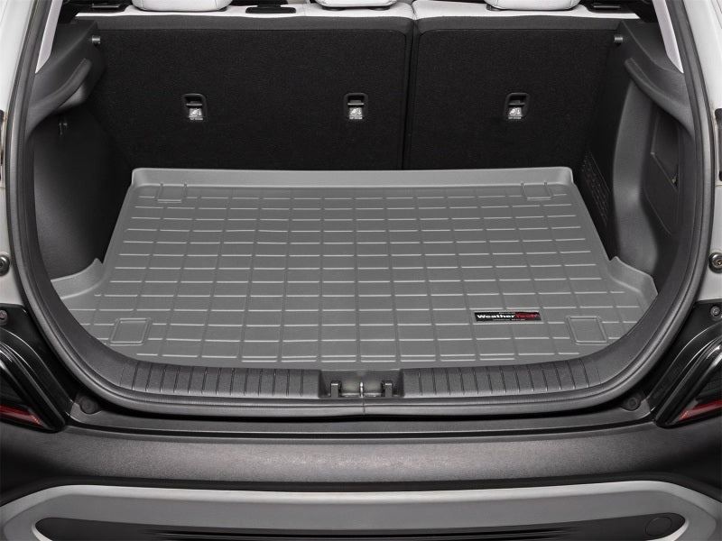 WeatherTech 2018+ Hyundai Kona Cargo Liners - Grey Secondary image