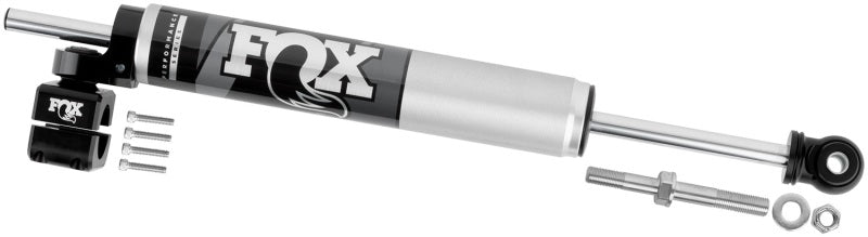 Fox 07-18 Jeep Wrangler JK 2.0 Performance Series 8.1in. TS Stabilizer 1 1/2in Tie Rod with mounting hardware.