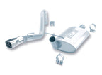 Borla 91-95 Jeep Wrangler YJ 4.0L 6cyl 4WD 2Dr SS Single Right Rear Exit Cat-Back Exhaust components and hardware