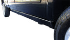 AMP Research 2011-2014 GMC Sierra 2500/3500 Extended/Crew PowerStep - Black side view showcasing sleek design.