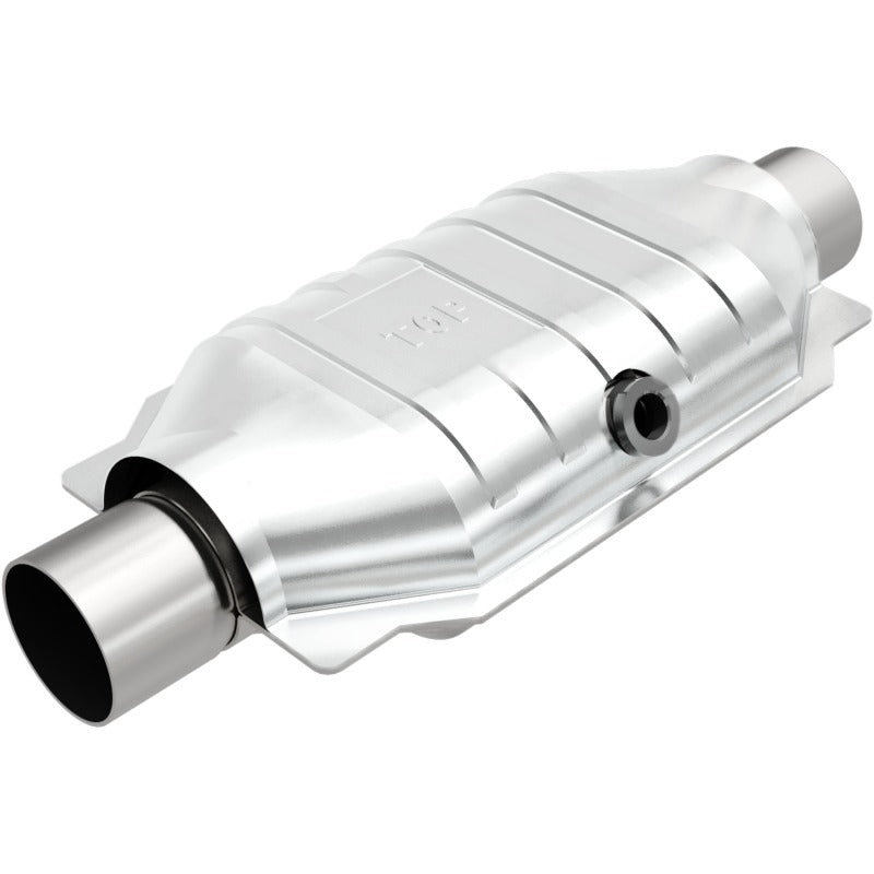 MagnaFlow Universal Catalytic Converter 2.5 Midbed O2 CA OBDII Ul Secondary image