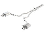 Borla 15-16 Ford Mustang Shelby GT350 5.2L ATAK Cat Back Exhaust (Uses Factory Valence) components