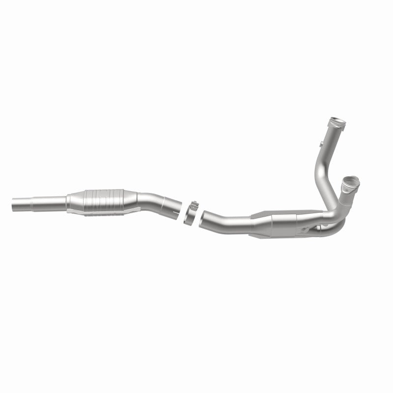 MagnaFlow Conv DF 95 Ford Bronco 5.8L catalytic converter for off road parts, offering direct-fit installation.