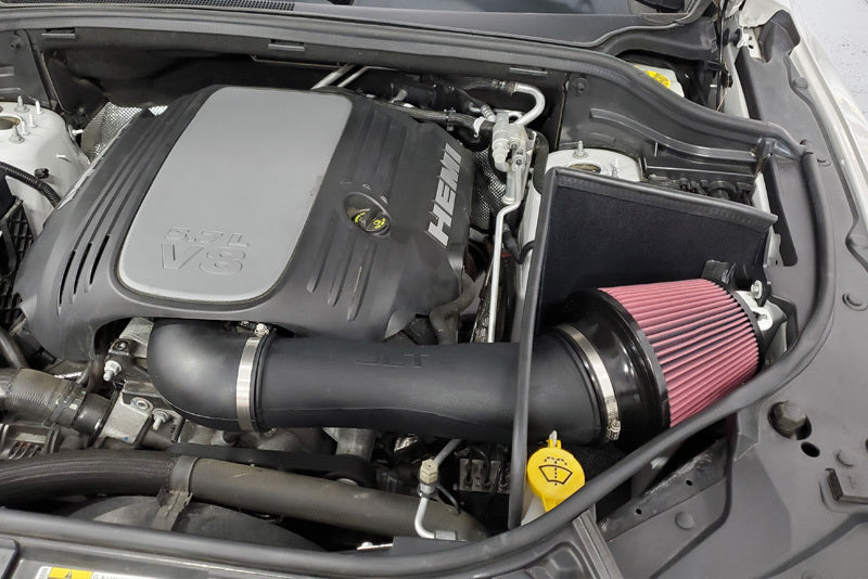 JLT 11-20 Dodge Durango/Jeep Grand Cherokee 5.7L Black Textured Cold Air Intake Kit w/Red Filter Secondary image