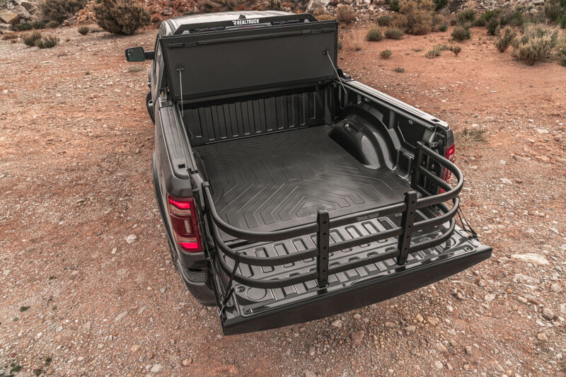 AMP Research 19-23 Ram 1500 Std Cab Bedxtender HD Max - Black in pickup truck