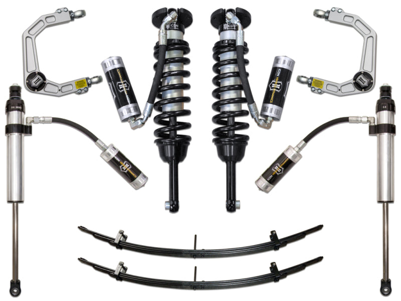 ICON 05-15 Toyota Tacoma 0-3.5in/2016+ Toyota Tacoma 0-2.75in Stg 5 Suspension System w/Billet Uca and shock components Main image
