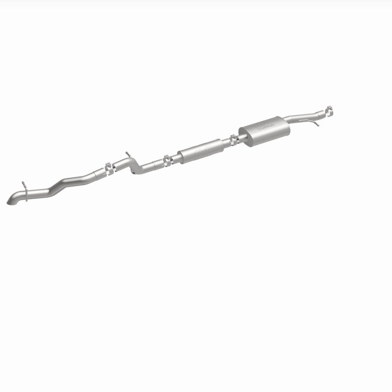 MagnaFlow 12-18 Jeep Wrangler 2.5in Overland Series Cat-Back Exhaust for offroad performance upgrades.