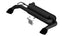 Borla 21-22 Ford Bronco 2.7L V6 4WD ATAK Axle Back Exhaust w/ Black Coated Tips - offroad performance upgrades