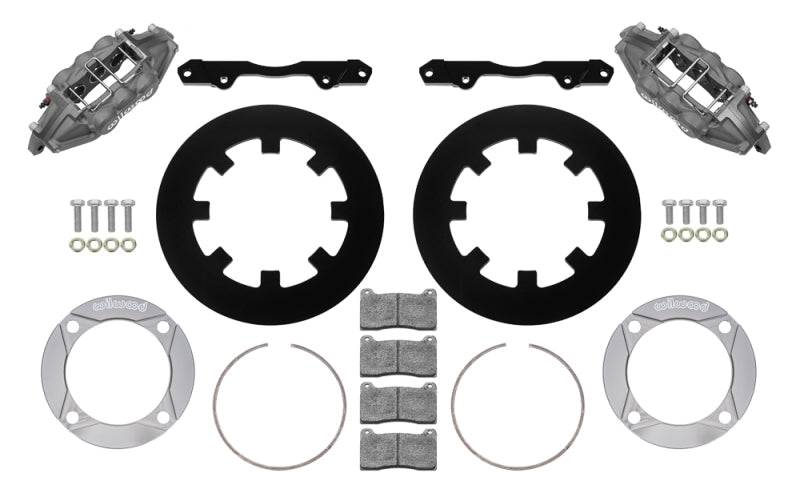 Wilwood 2014+ Polaris RZR XP 1000 Front Kit 11.25in - Anodized Secondary image