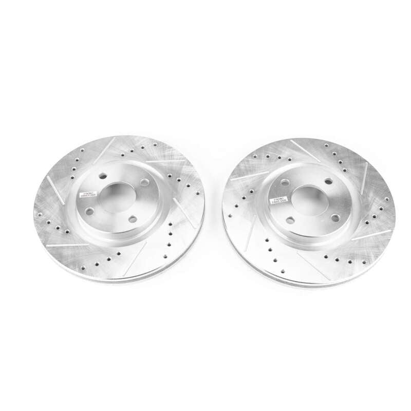 Power Stop 2018 Ford EcoSport Front Evolution Drilled & Slotted Rotors - Pair Secondary image
