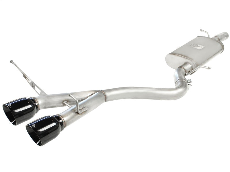 aFe MACHForce XP Exhaust 304SS Cat-Back w/ Black Tips 2008 VW Golf R32 V5 3.2L Secondary image
