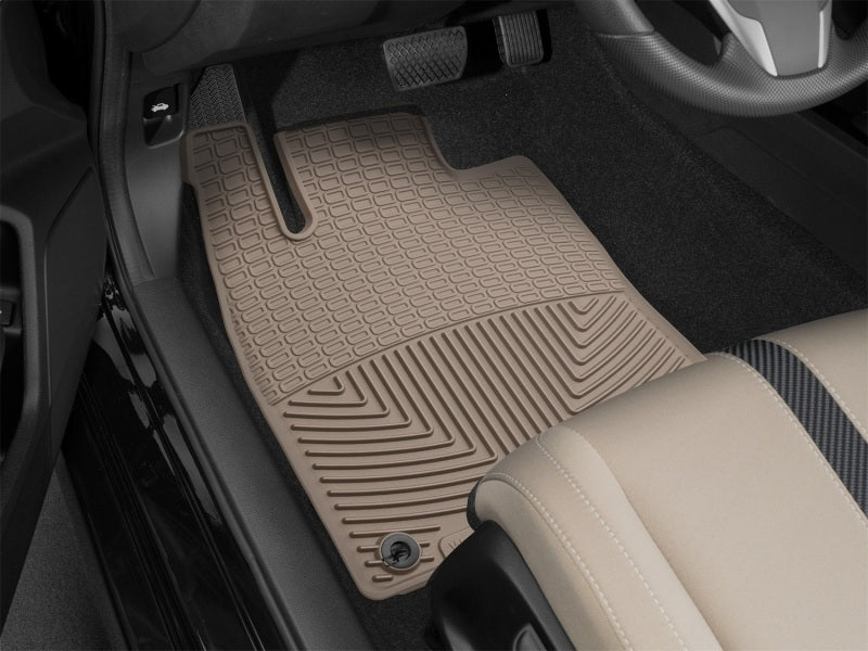 WeatherTech 2016+ Honda Civic Front Rubber Mats - Tan Secondary image