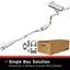 MagnaFlow BRE Exhaust Kit 13-18 Ford Escape with included hardware and components