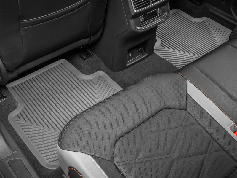 WeatherTech 18-24 Volkswagen Atlas (Incl. 20-24 Cross Sport) Rear Rubber Mats - Grey Secondary image