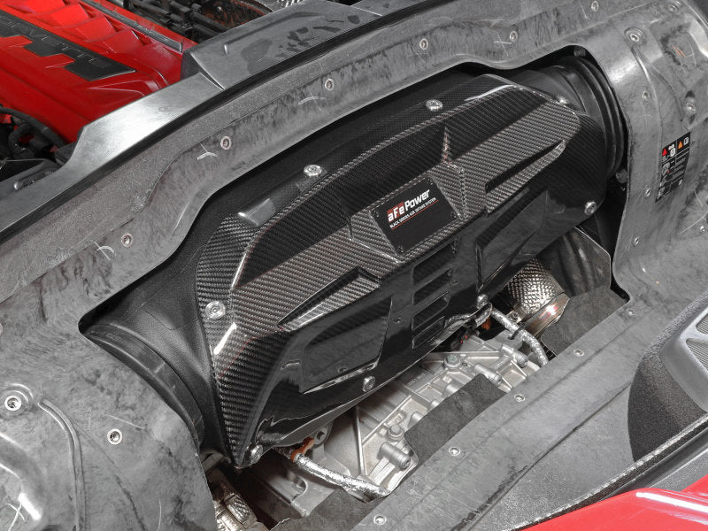 aFe 2020 Corvette C8 Black Series Carbon Fiber Cold Air Intake System With Pro DRY S Filters Secondary image