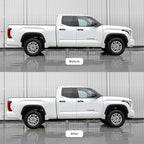 Camburg 22-24 Toyota Tundra 2wd /4wd Dominator Preload Spacer Kit lift comparison before and after.