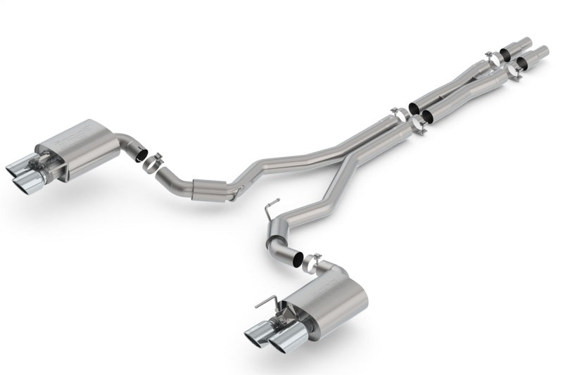 Borla 2018 Ford Mustang GT 5.0L AT/MT 3in S-Type Catback Exhaust w/ Valves Secondary image